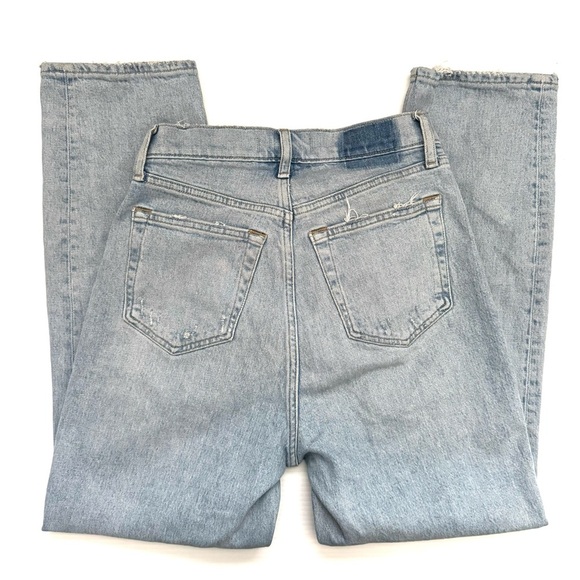 Abercrombie & Fitch The Dad High Rise Jeans Criss
Cross Waist Size 26/2 Short - Picture 5 of 8